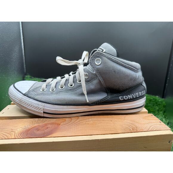 Converse- Chuck Taylor- Gray-High Tops- Size 8M/10W - Picture 4 of 10